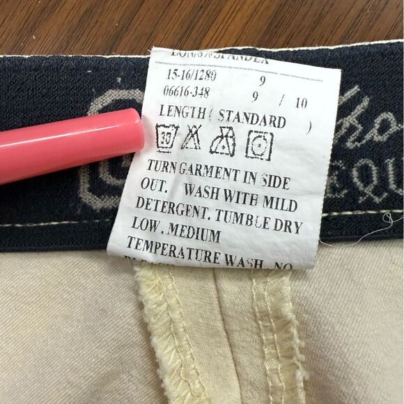 Thomas Cook Equestrian Women's white asparagus Full Seat Riding Pants 30 or 9/10 - Picture 10 of 12